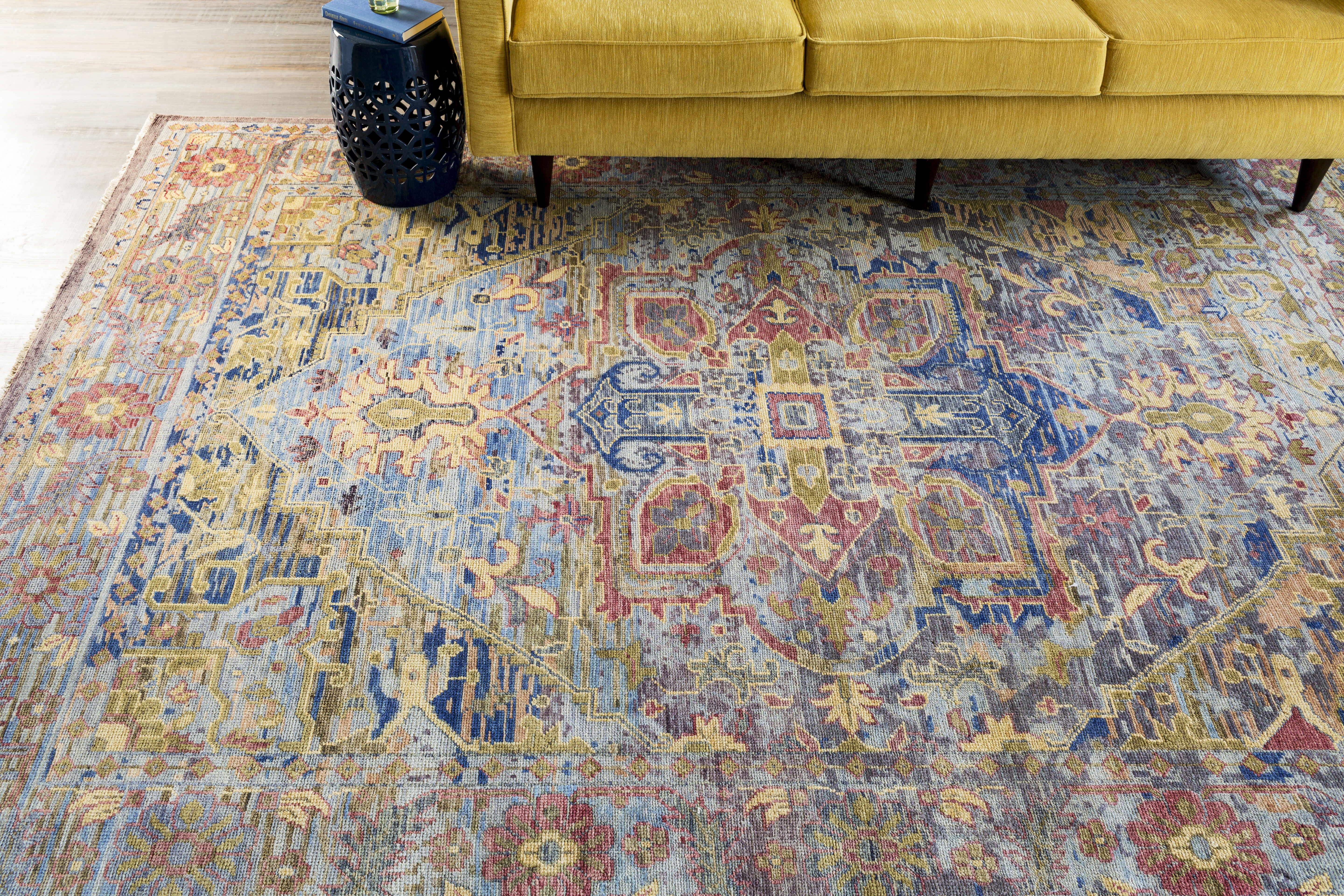 Cappadocia 132 X 96 inch Dusty Sage Rug in 8 x 11, Rectangle