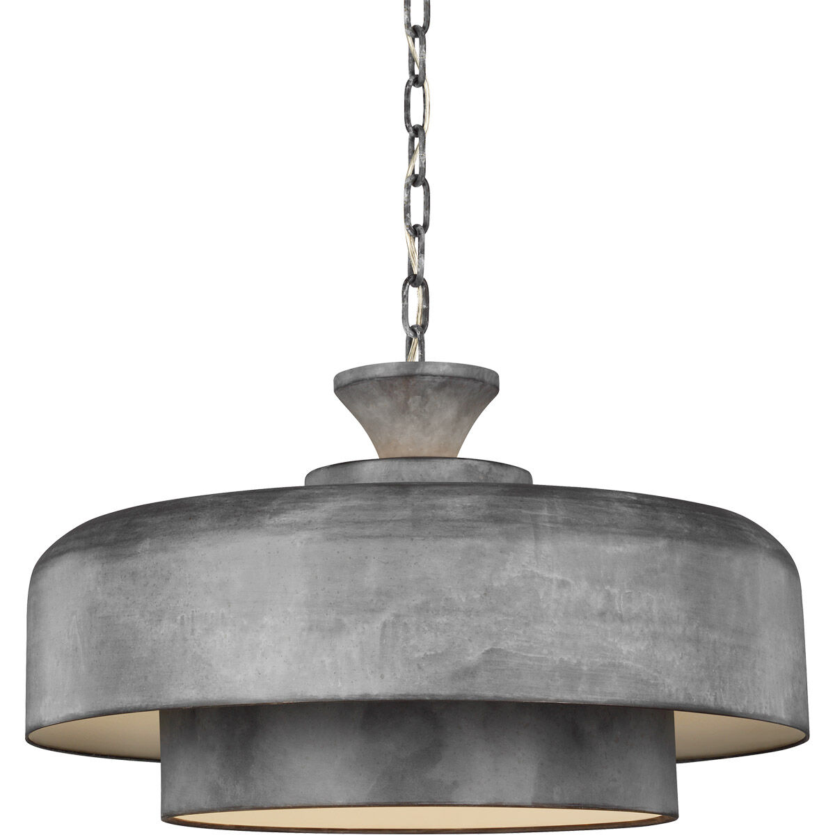 ED Ellen DeGeneres Haymarket 1 Light 18.13 inch Weathered Galvanized Pendant Ceiling Light