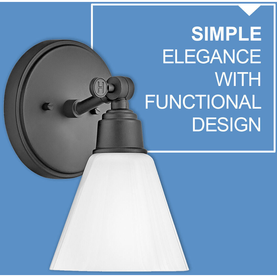 Arti 1 Light 7 inch Black Vanity Light Wall Light