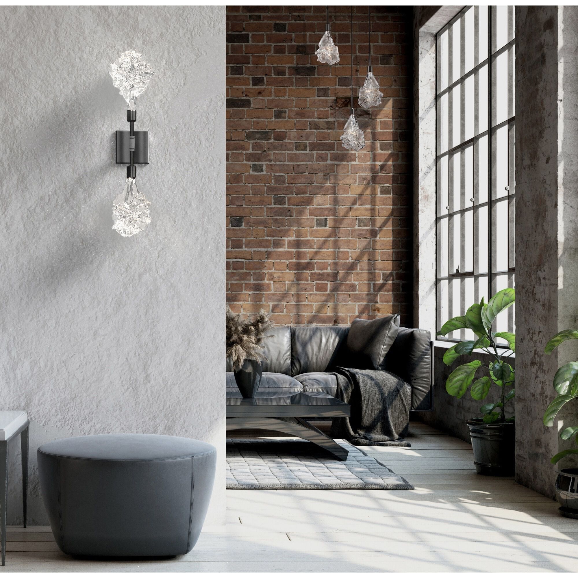 Blossom LED 5.6 inch Flat Bronze Indoor Sconce Wall Light in 2700K LED, Double