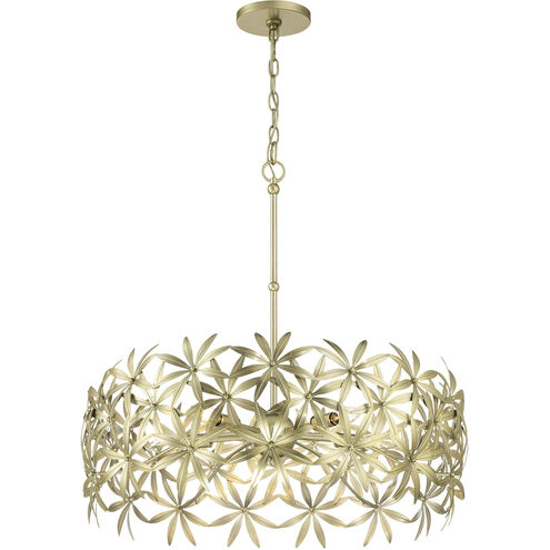 Flower Child 5 Light 26 inch Ambry Gold Pendant Ceiling Light
