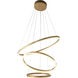 Canada LED 32 inch Gold Chandelier Ceiling Light