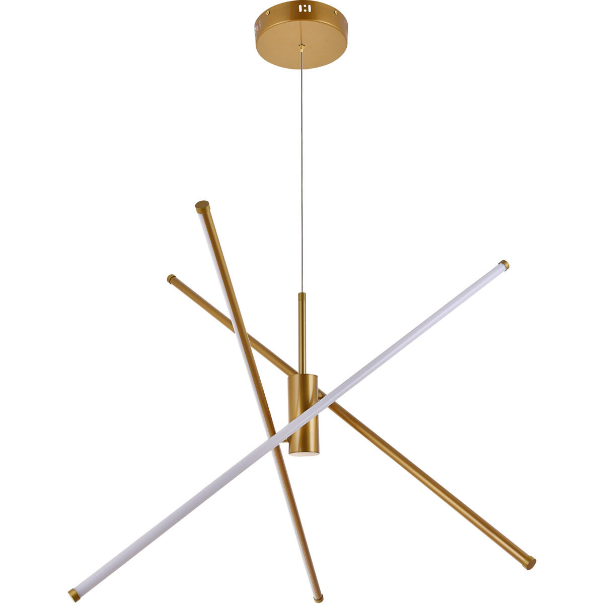 Sonya 3 Light 44 inch Gold Pendant Ceiling Light