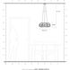 Piedmont 3 Light 22 inch Brushed Aluminum with Polished Chrome Accents Globe Pendant Ceiling Light
