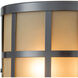 Scotia 2 Light 8 inch Oil Rubbed Bronze Outdoor Wall Sconce