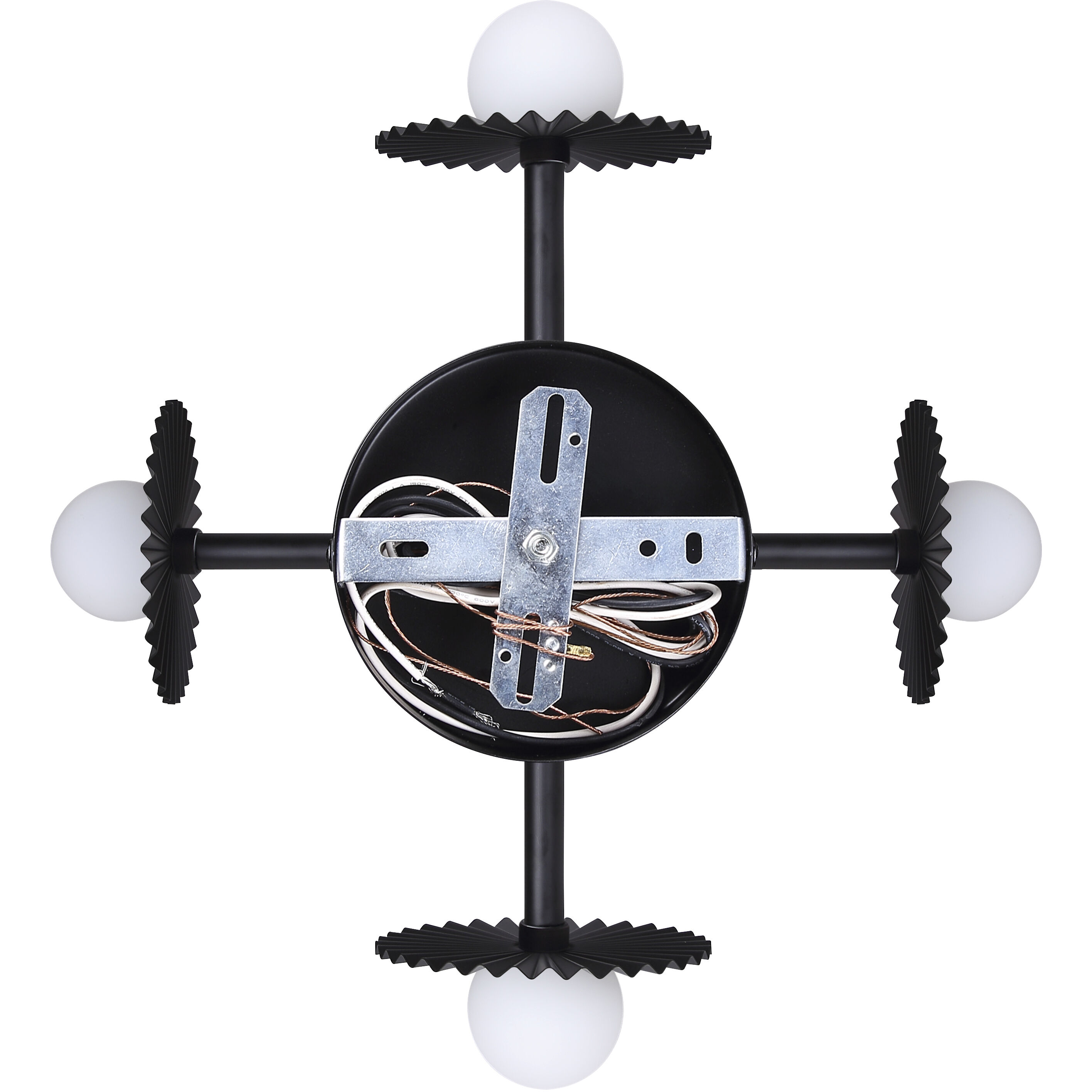 Payton 5 Light 27.5 inch Black Chandelier Ceiling Light