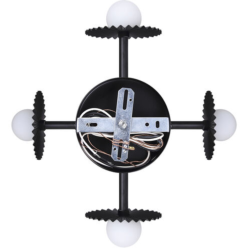 Payton 5 Light 27.5 inch Black Chandelier Ceiling Light