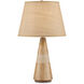 Amalia 28.75 inch 150 watt Natural and Brass Table Lamp Portable Light