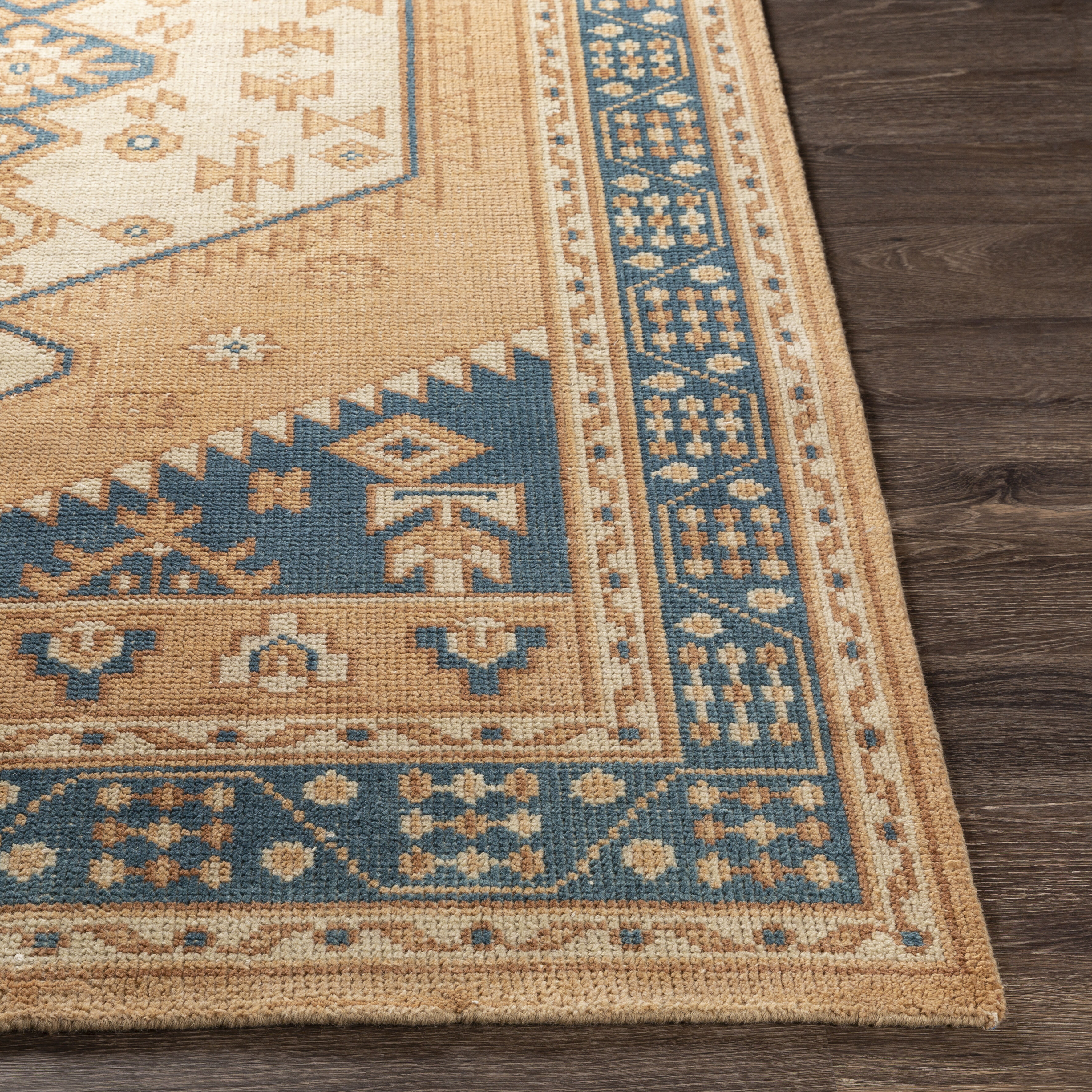 Milas 36 X 24 inch Camel Rug in 2 x 3, Rectangle