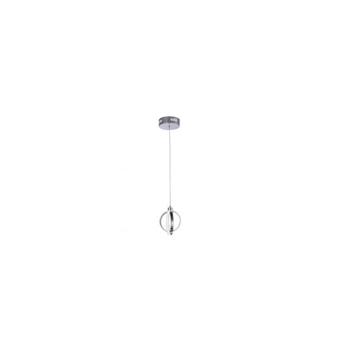 Canada LED 6 inch Chrome LED Single Pendant Lighting Ceiling Light