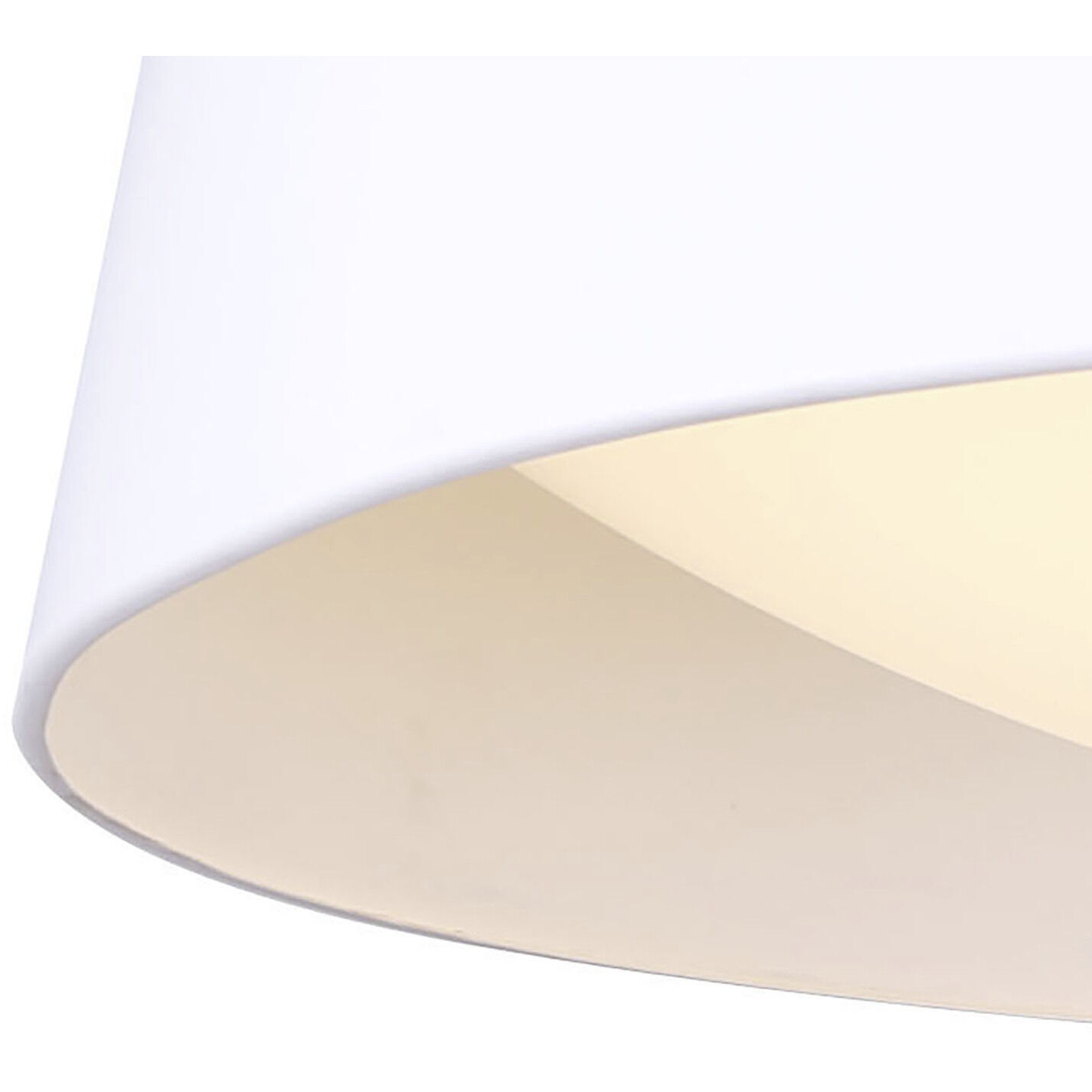 Adira LED 22 inch White Chandelier Ceiling Light