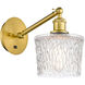 Ballston Niagra 1 Light 7 inch Satin Gold Sconce Wall Light