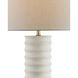 Snowdrop 23 inch 100 watt Natural Table Lamp Portable Light