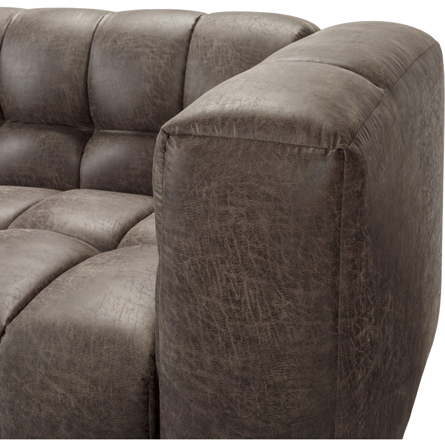 Grenoble Charcoal / Black Sofa