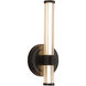 Alora Mood Elsie LED 1.75 inch Matte Black Bath Vanity Light Wall Light