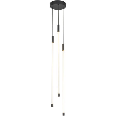 Motif LED 5.5 inch Black Multi-Pendant Ceiling Light