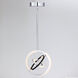 Trilogy LED 13 inch Polished Nickel Pendant Ceiling Light