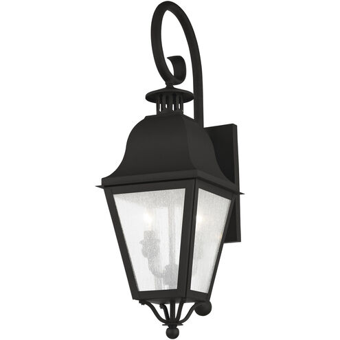 Amwell 2 Light 25 inch Black Outdoor Wall Lantern