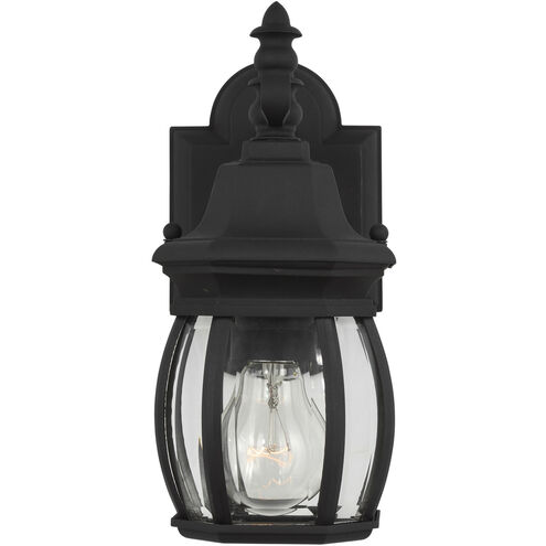 Wynfield 1 Light 11.25 inch Black Outdoor Wall Lantern, Small