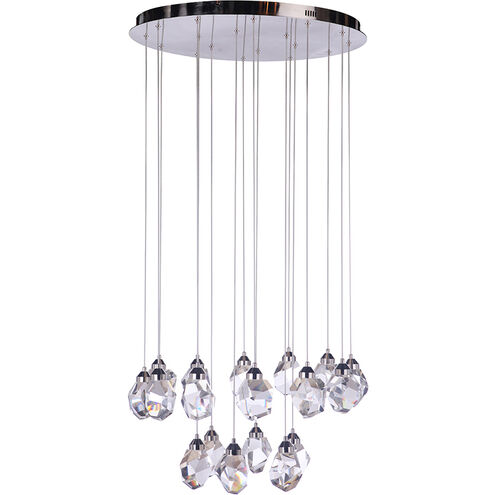 Euclid 27.6 inch Polished Nickel Chandelier Ceiling Light