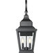 Raphael 2 Light 23.75 inch Sand Black Outdoor Wall Light in Soft Sand Black