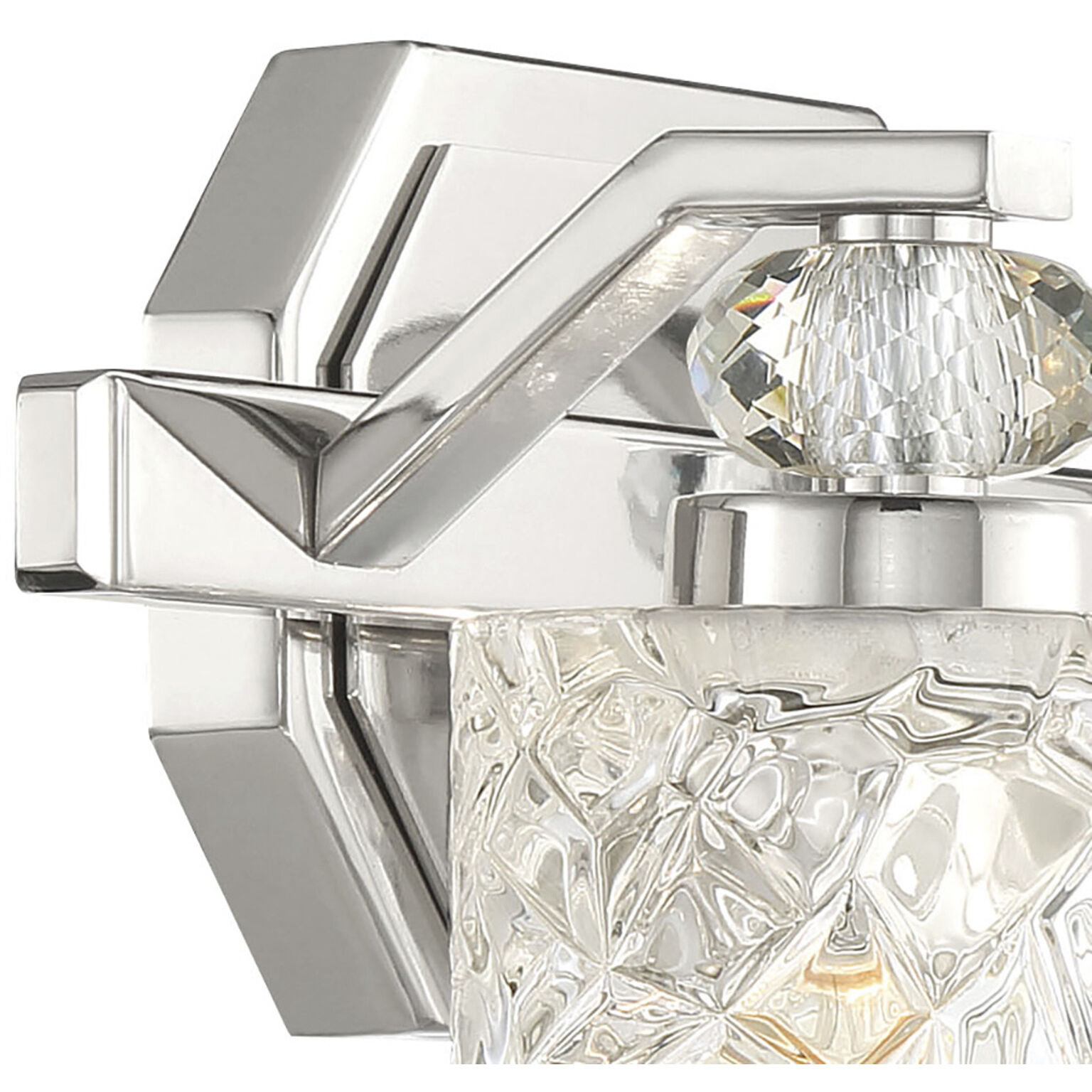 Crystal Kay 2 Light 15.88 inch Chrome Bath Vanity Wall Light