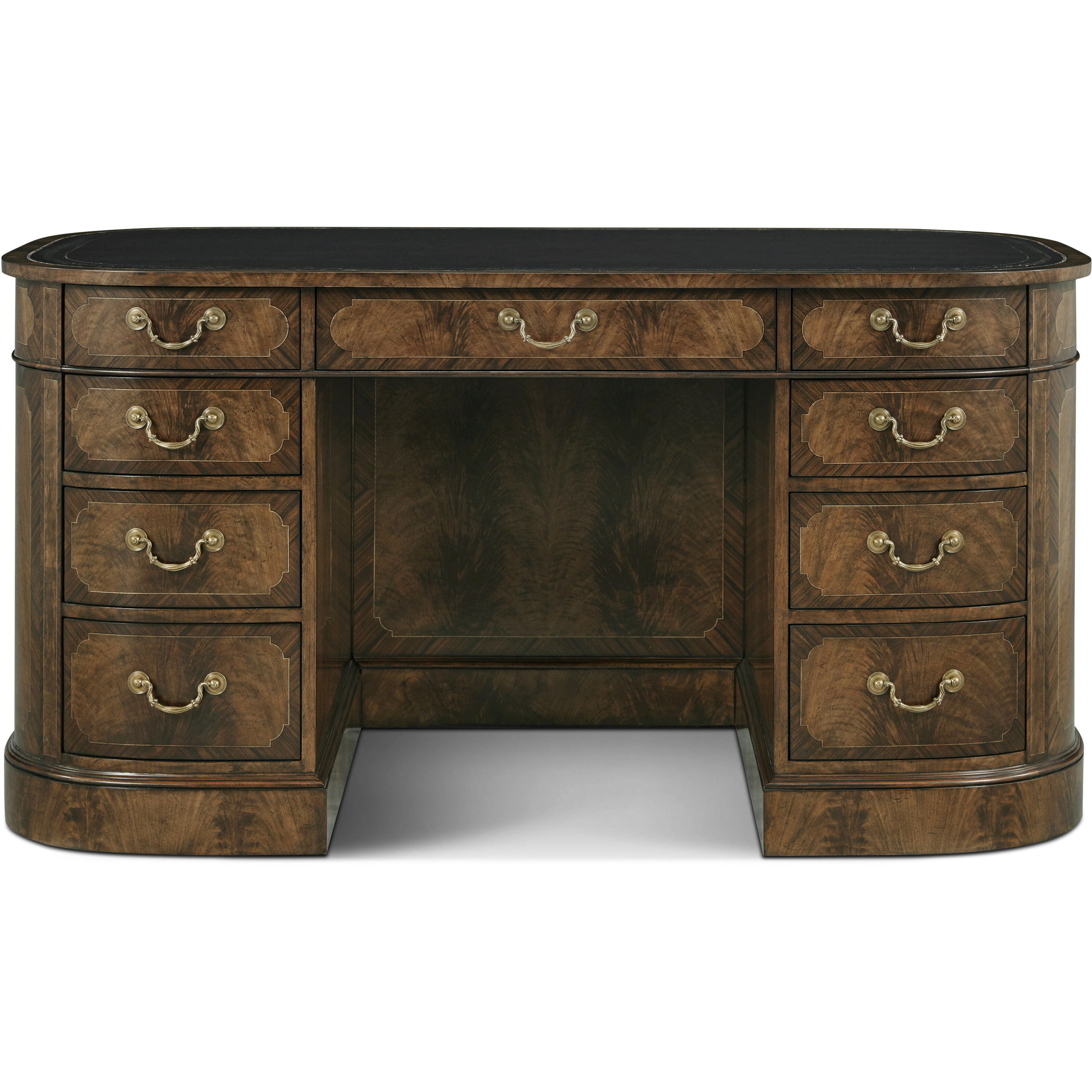 Sloane 60 X 36 inch Edwardian Brown Desk, Wooden