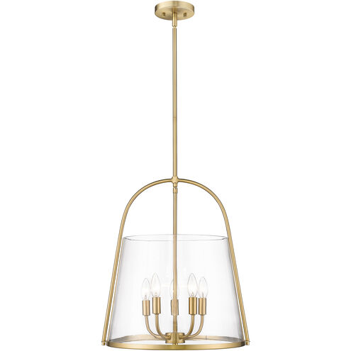 Archis 5 Light 18 inch Modern Gold Pendant Ceiling Light