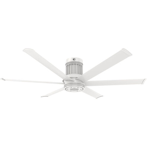 i6 60 inch Matte White Outdoor Ceiling Fan in Flush, Flush Mount