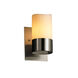 CandleAria LED 5 inch Dark Bronze Wall Sconce Wall Light in 700 Lm LED, Amber (CandleAria), Cylinder with Flat Rim, Dakota