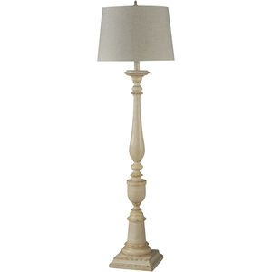 Bourgault 64 inch 150.00 watt Avignon Beige and Heathered Oatmeal Floor Lamp Portable Light