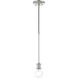 Lansdale 1 Light 5 inch Brushed Nickel Single Pendant Ceiling Light, Single