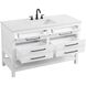 Karson 54 X 34 inch White Bathroom Vanity Cabinet