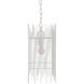 Natasha 1 Light 9 inch White Pendant Ceiling Light