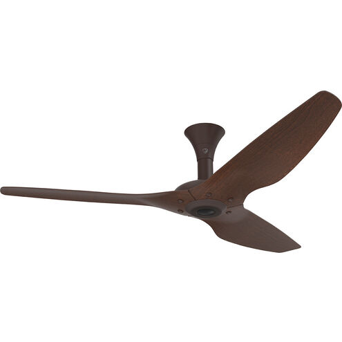 Haiku 60 inch Oil Rubbed Bronze with Cocoa Wood Grain Blades Outdoor Ceiling Fan