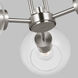 Codyn 3 Light 22 inch Brushed Nickel Semi-Flush Convertible Pendant Ceiling Light