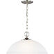 Geary 1 Light 15.75 inch Brushed Nickel Pendant Ceiling Light