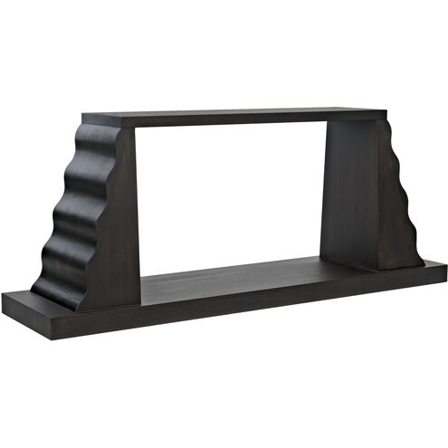 Aurora 72 X 18 inch Ebony Walnut Console