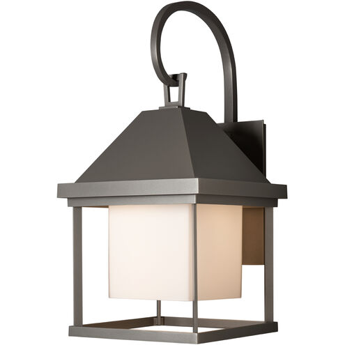 Dorset 1 Light 22.7 inch Coastal Natural Iron Outdoor Sconce in Opal, Medium
