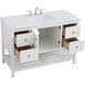 Theo 48 X 22 X 34 inch White Vanity Sink Set