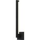 Lana LED 24 inch Sand Black Wall Sconce