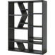 Winnona Ebony Woodgrain Bookshelf