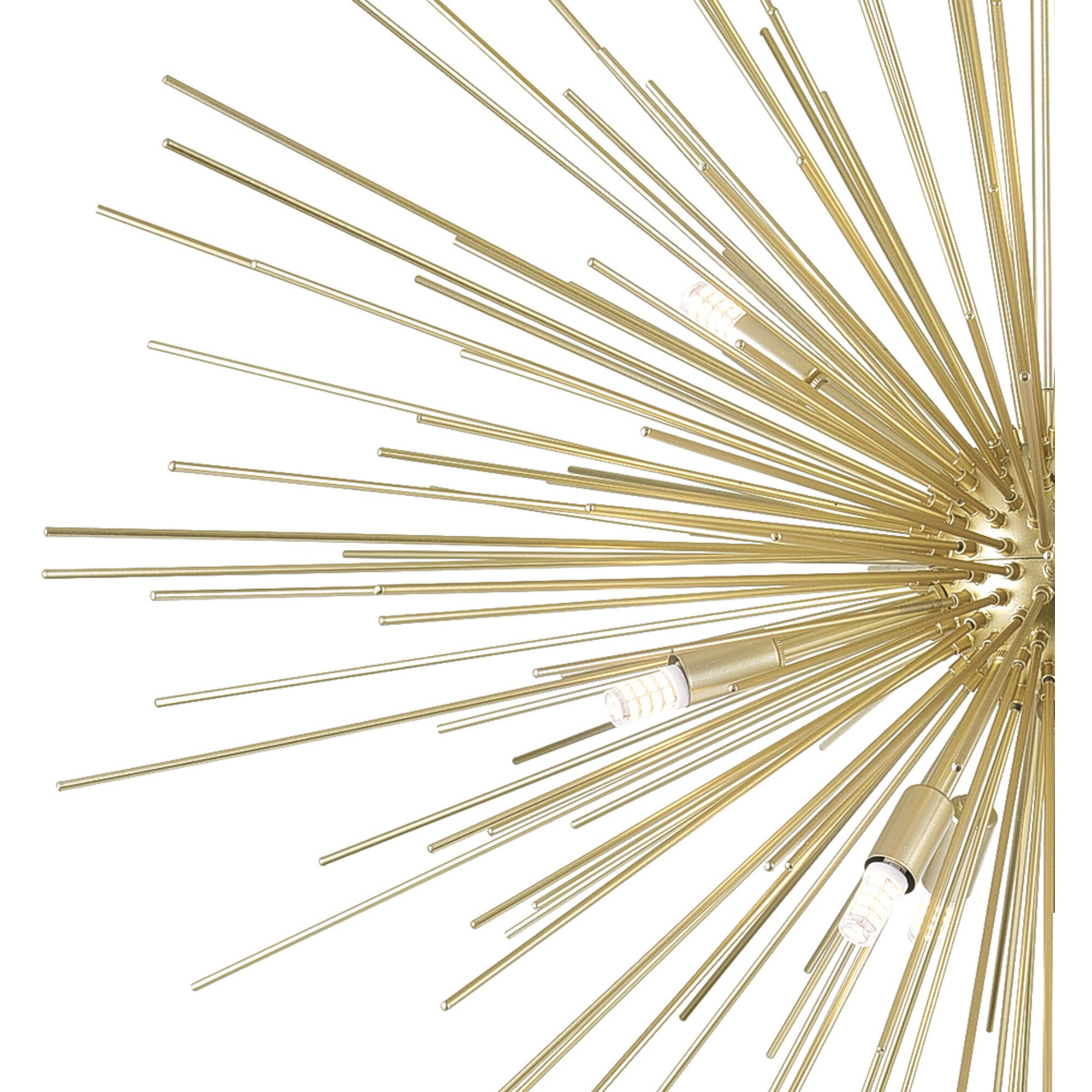 Savannah 9 Light 30 inch Gold Leaf Chandelier Ceiling Light