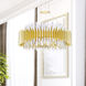 Cityscape 18 Light 28 inch Satin Gold Chandelier Ceiling Light
