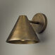 Casa 1 Light 8 inch Oxidized Brass Sconce Wall Light