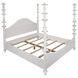 Ferret White Wash Bed, Eastern King