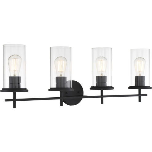 Haisley 4 Light 32 inch Coal Bath Light Wall Light
