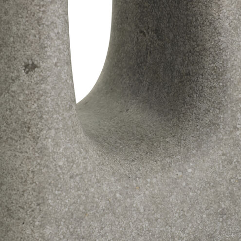 Miles 12 inch Vintage Bronze and Graphite Accent Table