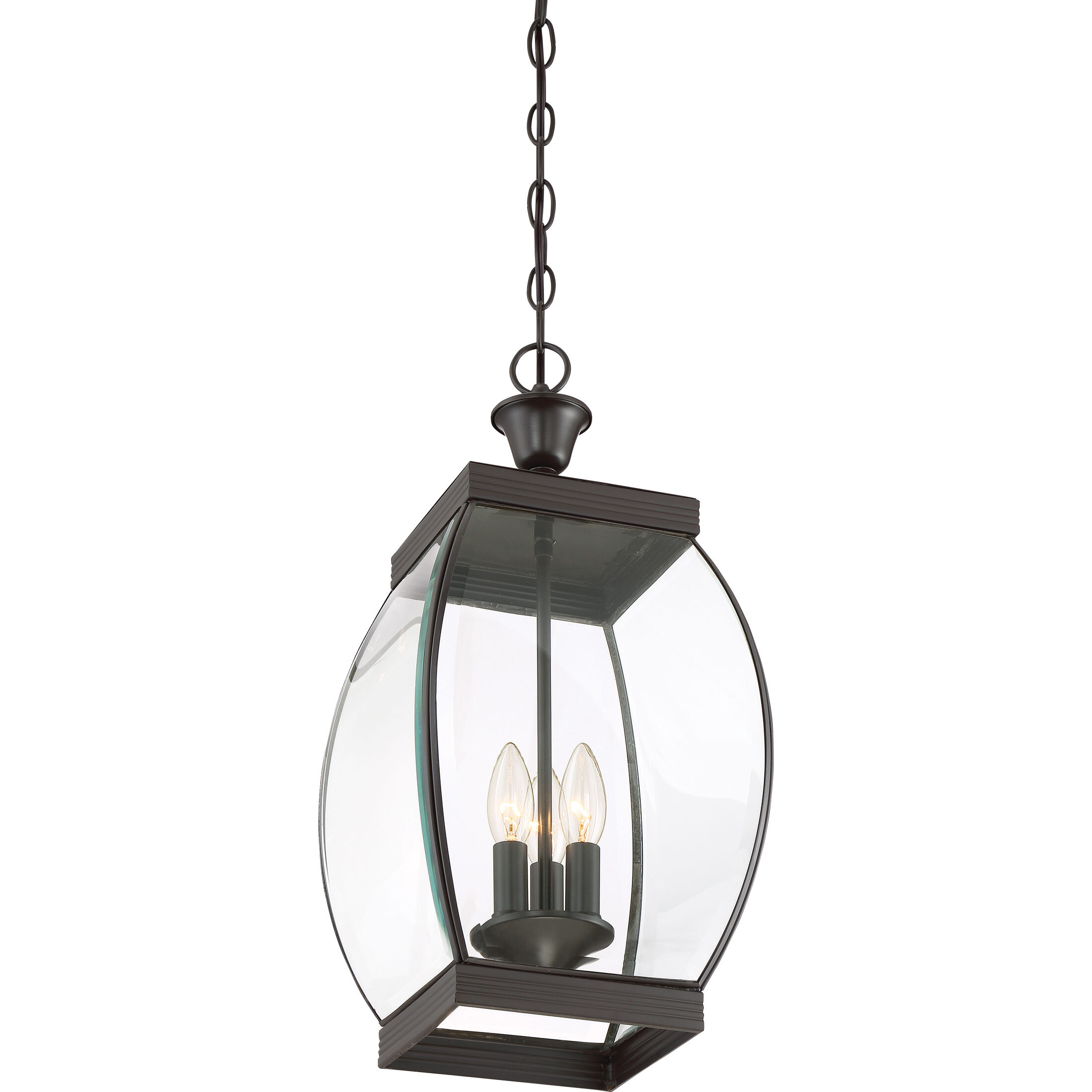 Oasis 3 Light 9 inch Medici Bronze Mini Pendant Ceiling Light, Small