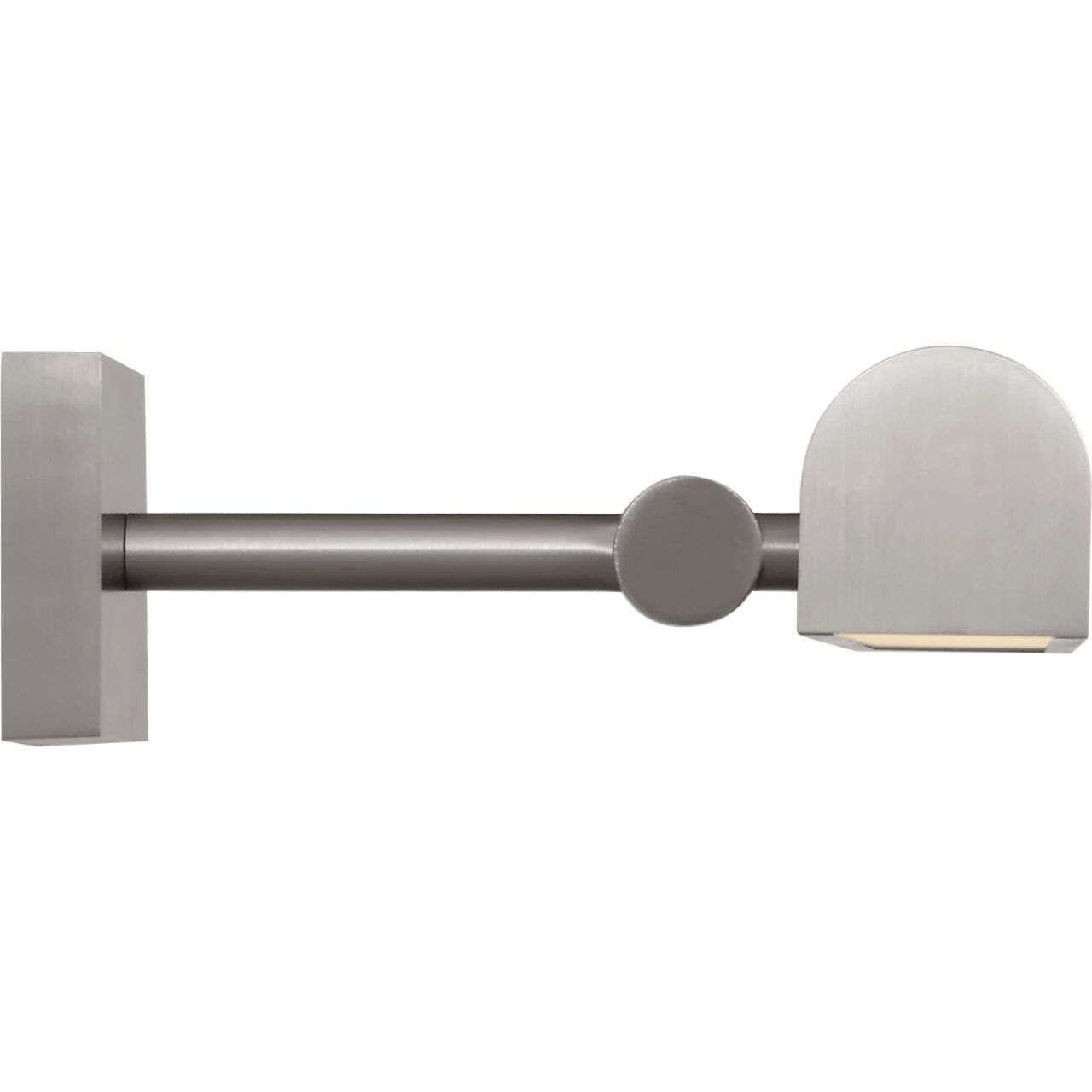 Gallery 0 watt 24 inch Brushed Nickel Picture Light Wall Light